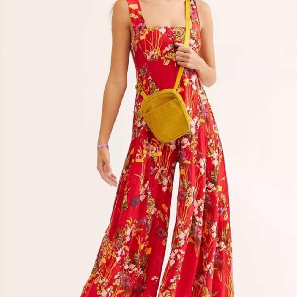 Free People Aloha One Piece Wide leg jumpsuit